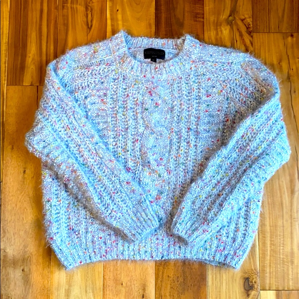 Beautiful light blue confetti sweater size M